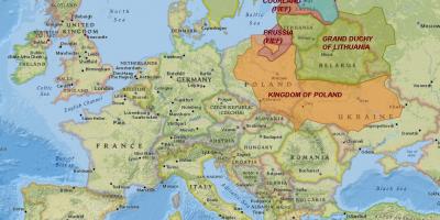 Карта Литвы история