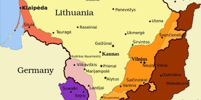 Карте каунаса, Литва
